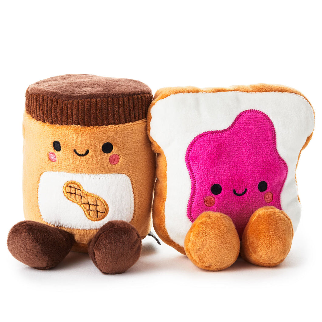 Better Together Peanut Butter and Jelly Magnetic Plush, 5