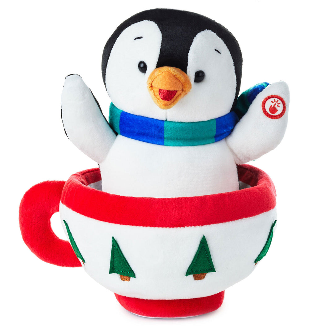 Twirly Teacup Playful Penguins Musical Plush With Motion, 9.6