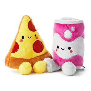 Better Together Pizza and Soda Magnetic Plush, 5"