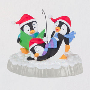 Not a Creature Was Stirring Penguins Ornament