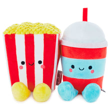 Load image into Gallery viewer, Better Together Popcorn and Slushie Magnetic Plush, 5&quot;
