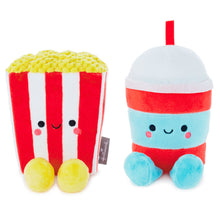 Load image into Gallery viewer, Better Together Popcorn and Slushie Magnetic Plush, 5&quot;
