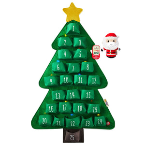 itty bittys® Santa Plush and Musical Christmas Countdown Calendar With Light