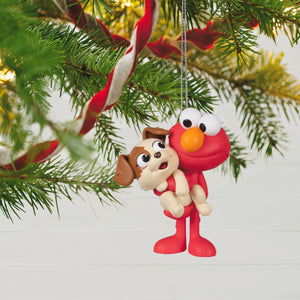 Sesame Street® Elmo and His Puppy, Tango Ornament