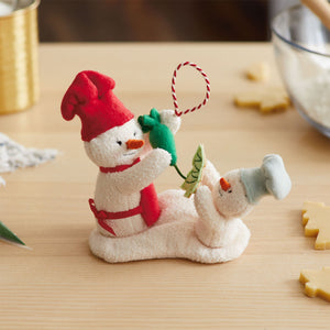 Can't Wait for Cookies Snowmen Plush Hallmark Ornament
