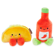 Load image into Gallery viewer, Better Together Taco and Hot Sauce Magnetic Plush, 5&quot;
