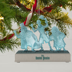 Disney The Haunted Mansion Hitchhiking Ghosts Musical Ornament With Light