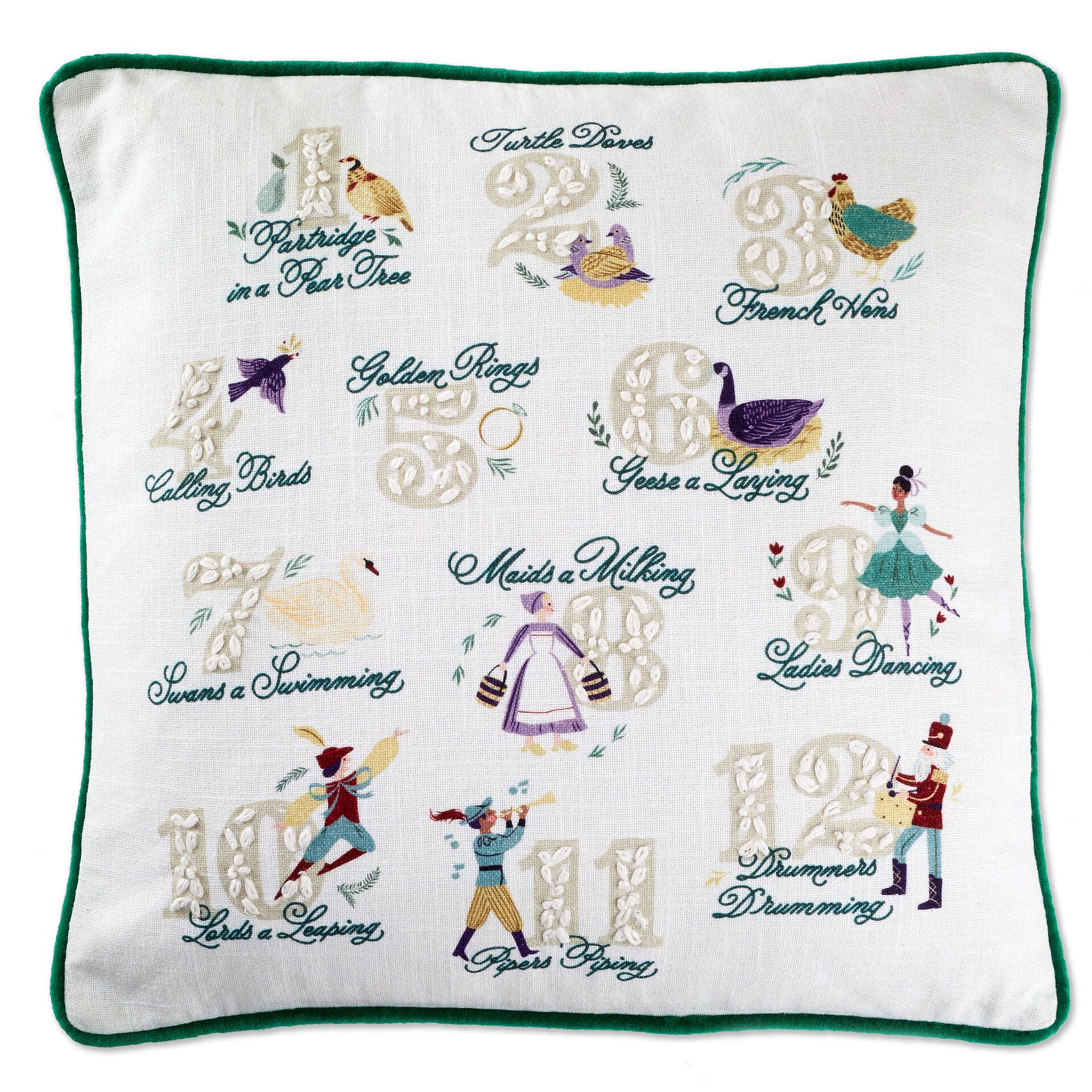 12 days shop of christmas pillow