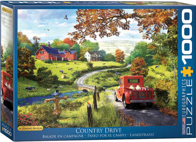 The Country Drive - 1000 Piece Puzzle by EuroGraphics