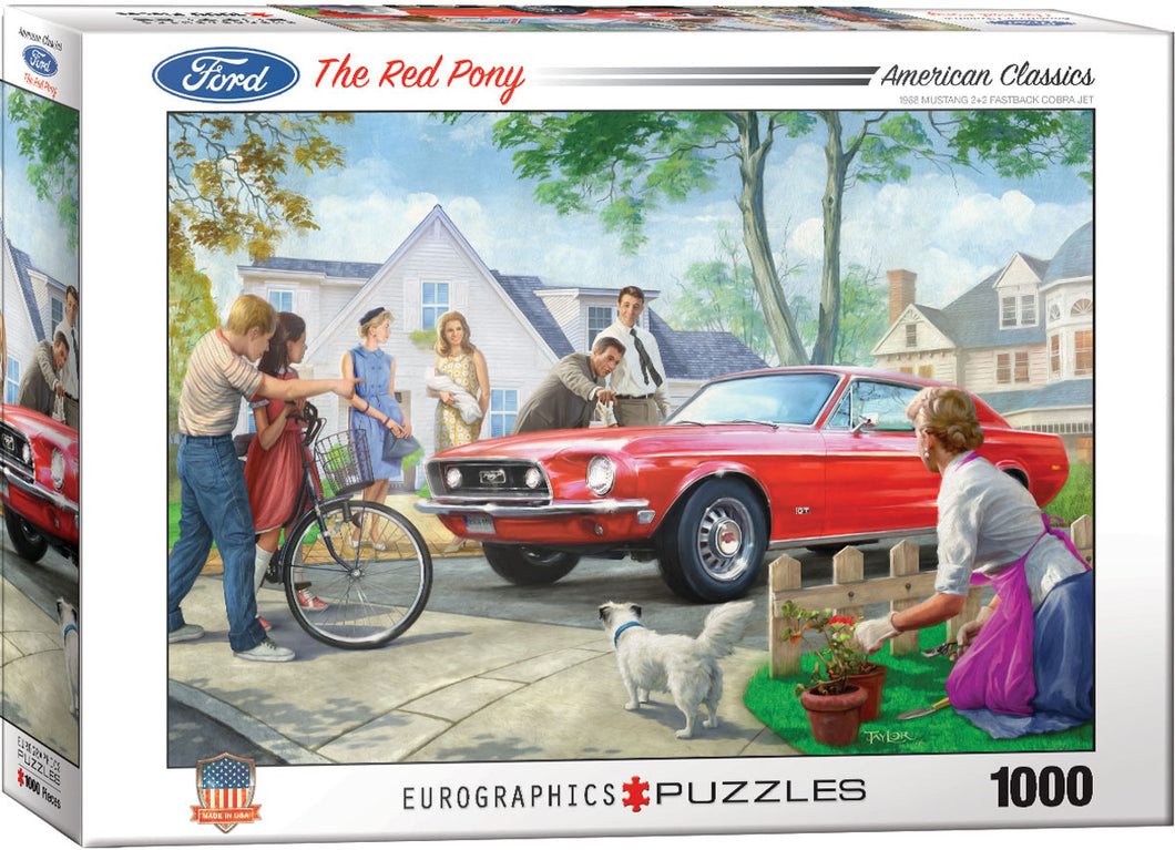 The Red Pony - 1000 Piece Puzzle by EuroGraphics - Hallmark Timmins