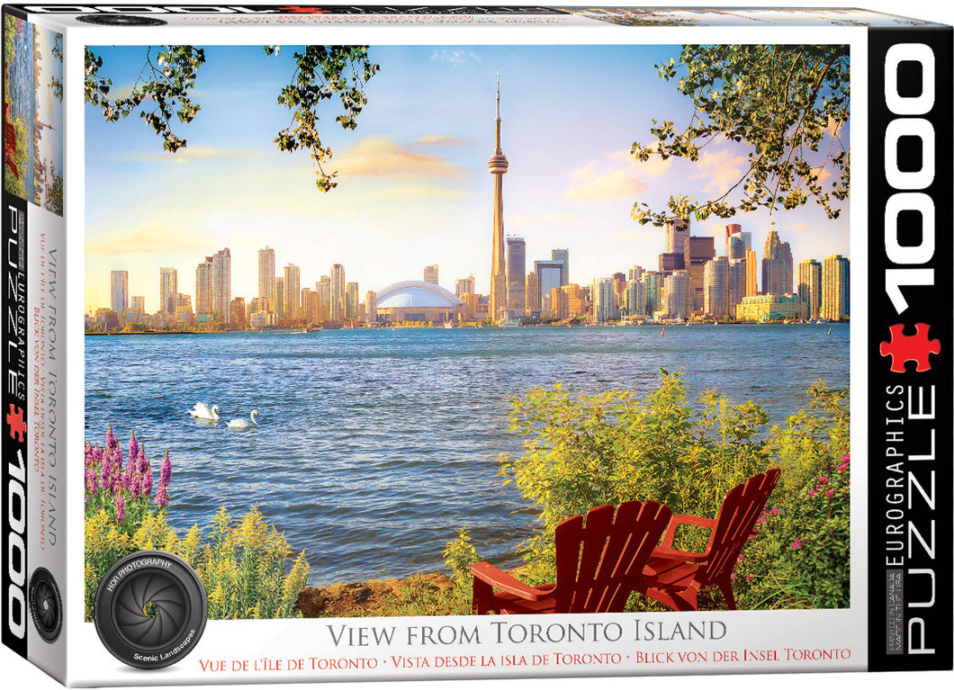 View from Toronto Island - 1000 Piece Puzzle by EuroGraphics - Hallmark Timmins