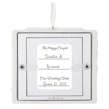Load image into Gallery viewer, We Choose Love 2021 Porcelain Photo Frame Ornament
