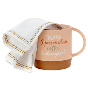 What a Mom Wants Tea Towel and Mug Gift Set