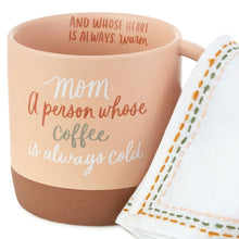 Load image into Gallery viewer, What a Mom Wants Tea Towel and Mug Gift Set
