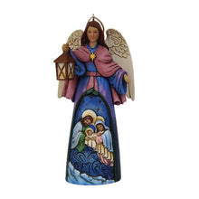 Load image into Gallery viewer, Nativity Angel w/Lantern Ornament
