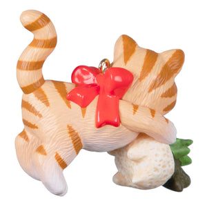 Mischievous Kittens Tabby Ornament