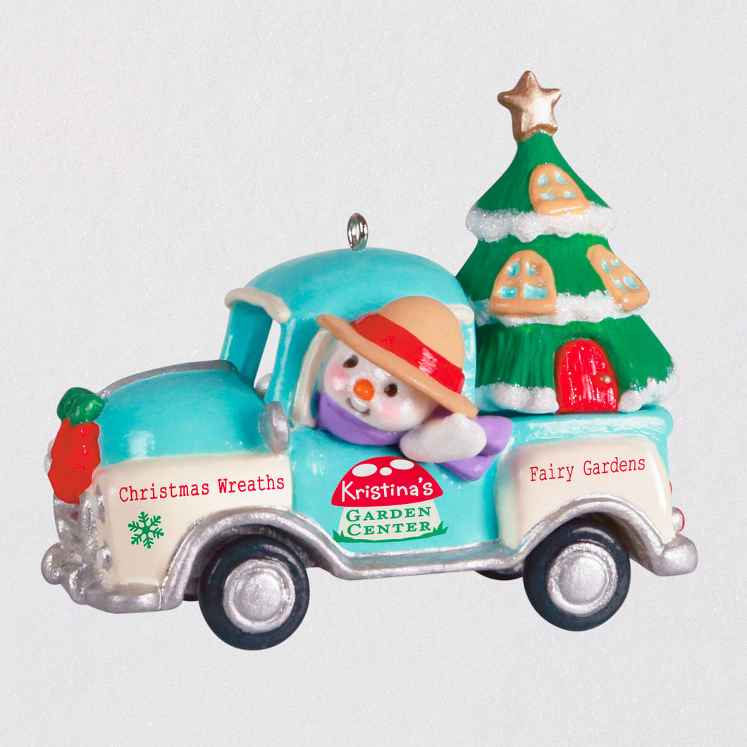 Holiday Parade Garden Center Truck 2022 Ornament