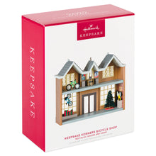 Load image into Gallery viewer, Nostalgic Houses and Shops Keepsake Korners Bicycle Shop 2022 Ornament
