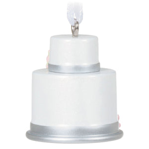 Mini Cute Lil' Cake Metal Ornament, 1"