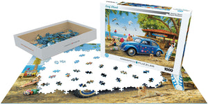 VW Beetle Surf Shack - 1000 Piece Puzzle by EuroGraphics