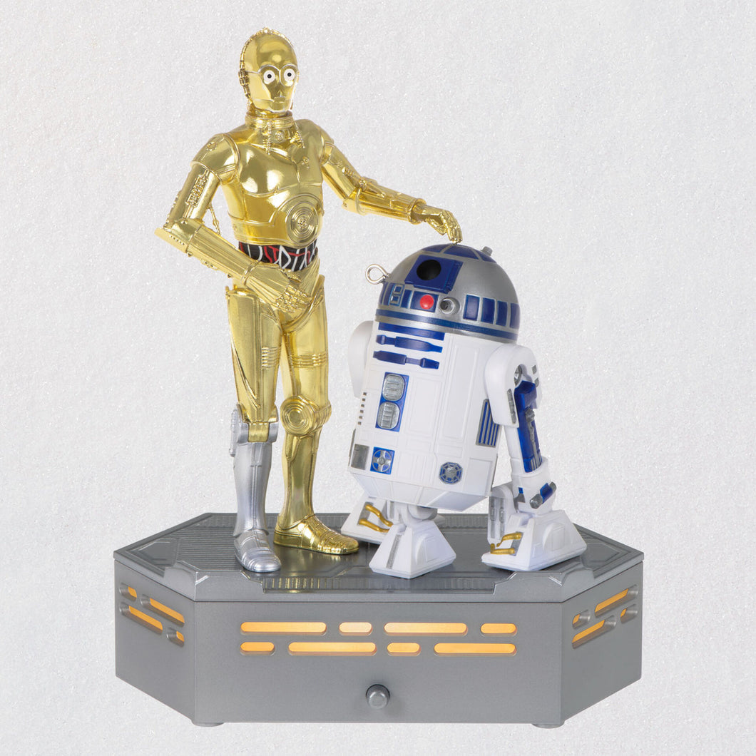 Star Wars: A New Hope™ Collection C-3PO™ and R2-D2™ Ornament With Light and Sound