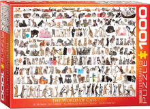 Load image into Gallery viewer, The World of Cats - 1000 Peice Puzzle by EuroGraphics
