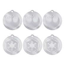Load image into Gallery viewer, Mini Star Wars™ The Rebel Alliance™ vs. The Galactic Empire™ Metal Ornaments, Set of 6

