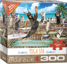 Load image into Gallery viewer, Yoga Dogs &amp; Cats Collection - 300 Piece Puzzle by EuroGraphics

