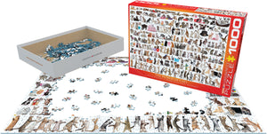 The World of Cats - 1000 Peice Puzzle by EuroGraphics