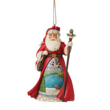 Load image into Gallery viewer, Canadian Santa Ornament
