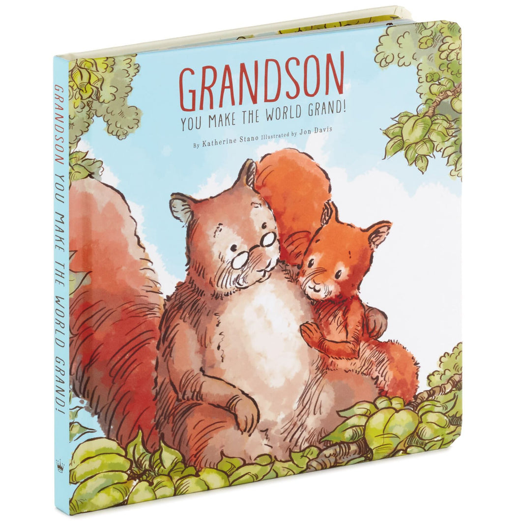 Grandson, You Make The World Grand! Board Book