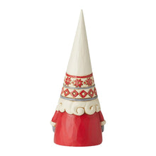 Load image into Gallery viewer, White Snowflake Hat Gnome
