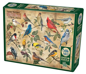 Popular Backyard Wild Birds Of North America - 1000 Piece Puzzle by Cobble Hill