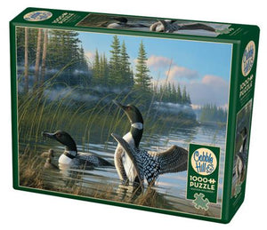 Common Loons - 1000 Piece Puzzle by Cobble Hill