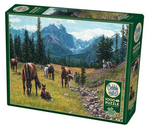 Horse Meadow - 1000 Piece Puzzle by Cobble Hill
