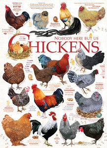 Chicken Quotes - 1000 Piece Puzzle by Cobble Hill