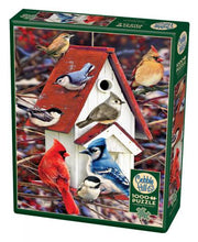 Load image into Gallery viewer, Winter Birdhouse - 1000 Piece Puzzle by Cobble Hill
