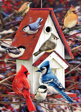 Load image into Gallery viewer, Winter Birdhouse - 1000 Piece Puzzle by Cobble Hill
