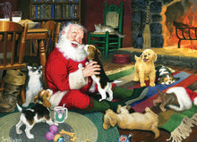 Load image into Gallery viewer, Santa&#39;s Playtime - 1000 Piece Puzzle by Cobble Hill
