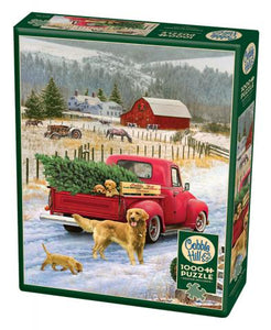 Christmas On The Farm - 1000 Piece Puzzle by Cobble Hill
