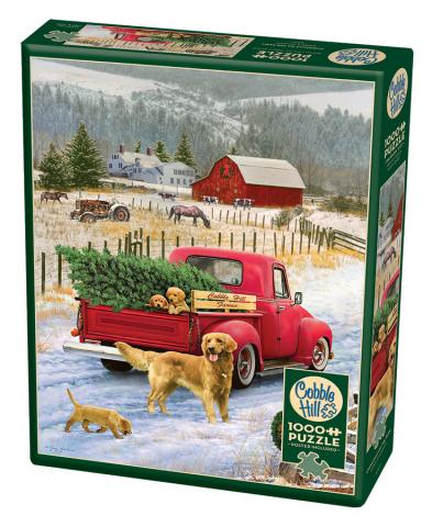 Christmas On The Farm - 1000 Piece Puzzle by Cobble Hill