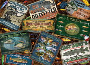 Fish Signs - 1000 Piece Puzzle by Cobble Hill