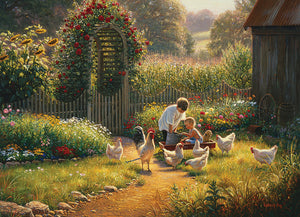 Feeding Time - 1000 Piece Puzzle by Cobble Hill