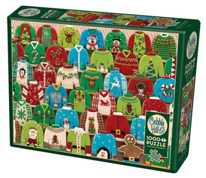 Ugly Xmas Sweaters - 1000 Piece Puzzle by Cobble Hill