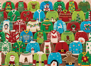 Ugly Xmas Sweaters - 1000 Piece Puzzle by Cobble Hill