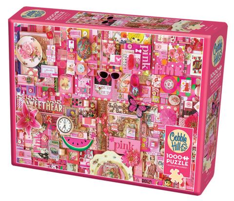 Pink - 1000 Piece Puzzle by Cobble Hill