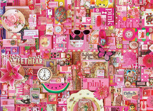 Pink - 1000 Piece Puzzle by Cobble Hill