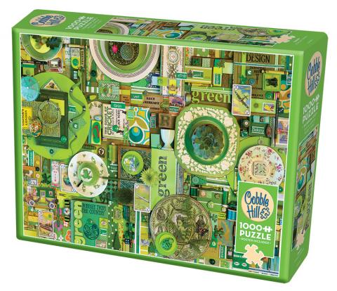 Green - 1000 Piece Puzzle by Cobble Hill