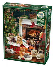 Load image into Gallery viewer, Christmas Kittens - 1000 Piece Puzzle by Cobble Hill
