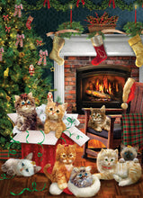 Load image into Gallery viewer, Christmas Kittens - 1000 Piece Puzzle by Cobble Hill
